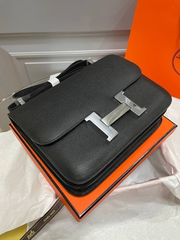 Hermes Constance сумка женские натуральная кожа черные люкс 994993PU