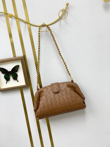 Bottega Veneta сумка женские натуральная кожа оранжевые люкс 848264UQ
