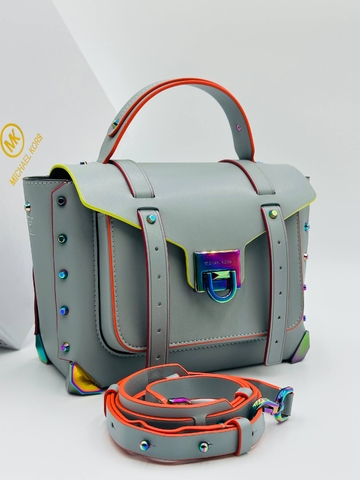 Michael Kors сумка женские натуральная кожа серые люкс 188717WA