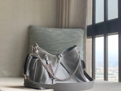 Louis Vuitton Carry All Cargo Vibe сумка женские натуральная кожа серые премиум 838857VX