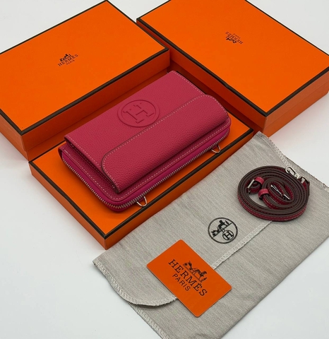 Hermes сумка женские натуральная кожа розовые люкс 949680WR