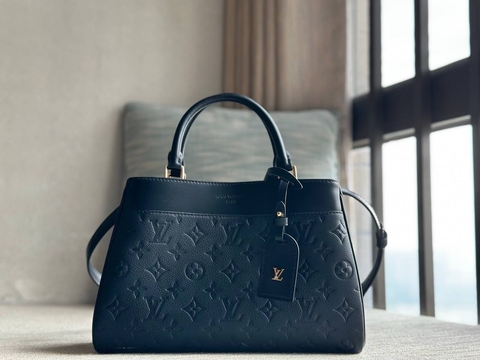 Louis Vuitton сумка женские натуральная кожа черные премиум 162873RS