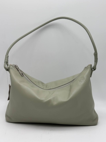 Loewe сумка женские натуральная кожа серые люкс 605555RN