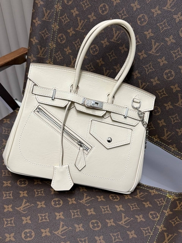 Hermes сумка женские натуральная кожа белые люкс 233485HL