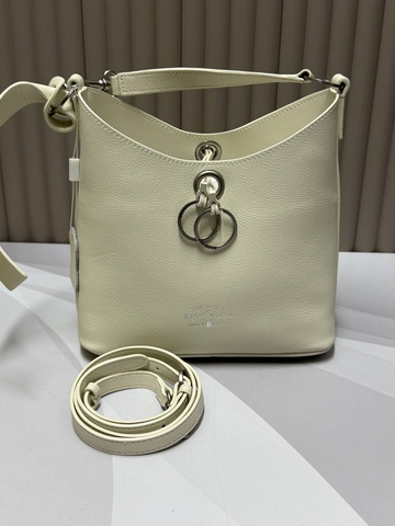 Balenciaga сумка женские натуральная кожа бежевые белые люкс 464042CY