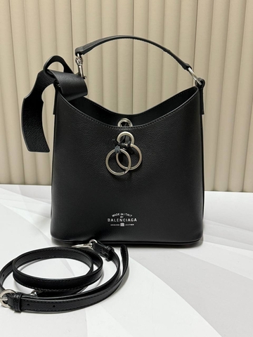 Balenciaga сумка женские натуральная кожа черные люкс 306026MY