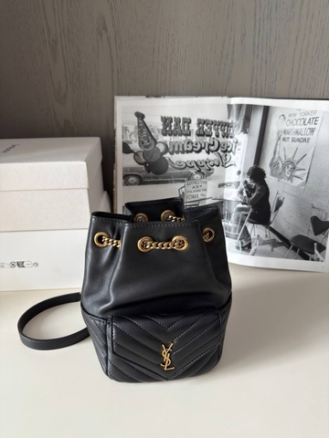 Yves Saint Laurent Joe Mini сумка женские натуральная кожа черные премиум 537669YD