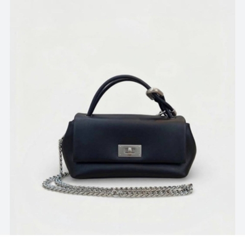 Balenciaga сумка женские натуральная кожа черные люкс 307804RU
