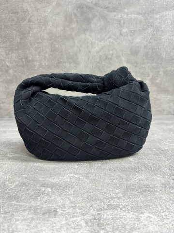 Bottega Veneta сумка женские натуральная замша графитовые люкс 900858LK
