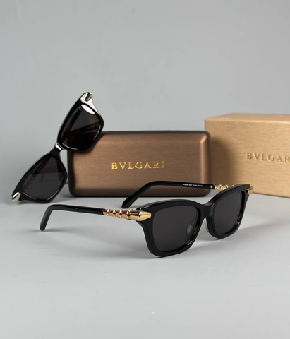 Bvlgari очки женские черные премиум 254207XT