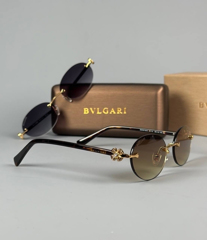 Bvlgari очки женские золотистые премиум 801390PG