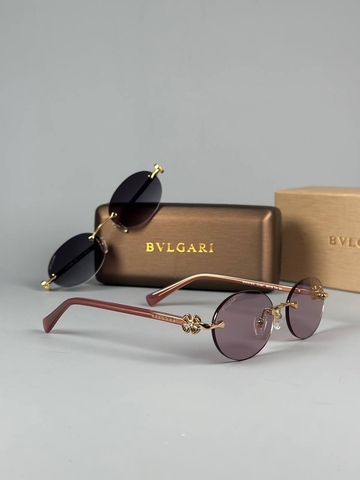 Bvlgari очки женские золотистые премиум 379419QH