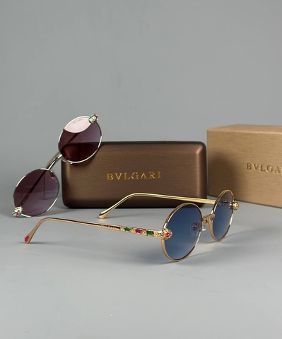 Bvlgari очки женские золотистые премиум 945370VL
