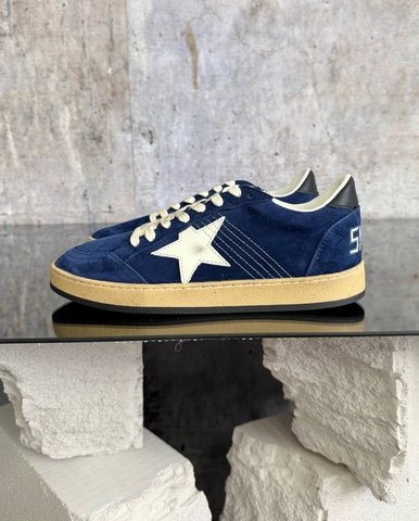 Golden Goose кроссовки мужские натуральная замша весенние / осенние синие премиум 609170PD
