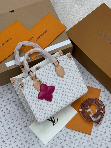 Louis Vuitton сумка женские канва натуральная кожа белые микс люкс 476976DG
