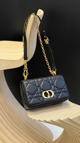 Dior сумка женские натуральная кожа черные премиум 250343GB