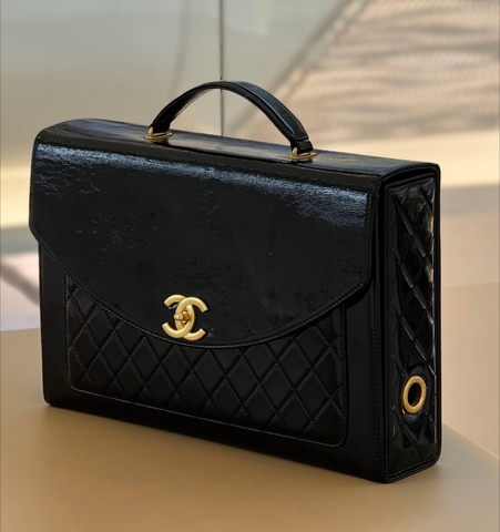 Chanel портфель женские натуральная кожа черные премиум 310352SP