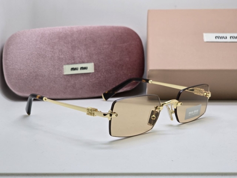 Miu Miu очки женские золотистые премиум 808706KC