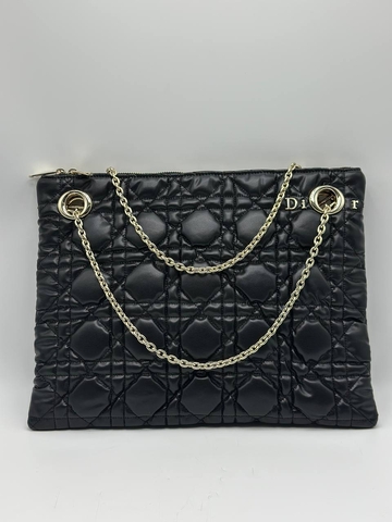 Dior сумка женские натуральная кожа черные люкс 728423CN