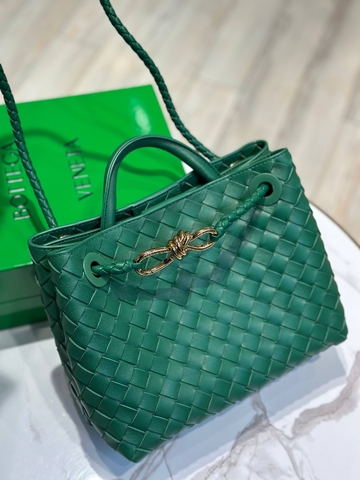 Bottega Veneta West Andiamo сумка женские натуральная кожа зеленые премиум 237753UB