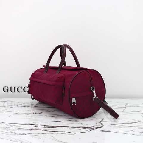 Gucci сумка женские текстиль бордовые премиум 298894MB