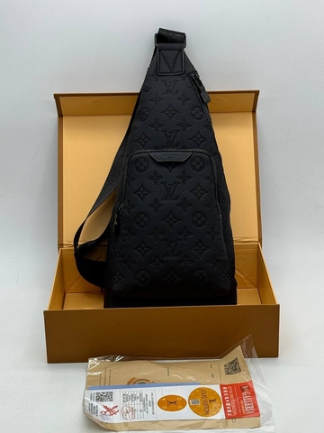 Louis Vuitton рюкзак мужские натуральная кожа черные люкс 372695MO