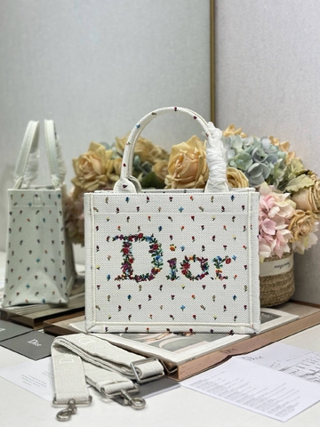 Dior сумка женские текстиль белые премиум 960305KI