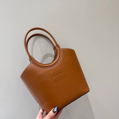 Miu Miu сумка женские натуральная кожа оранжевые премиум 328868ML