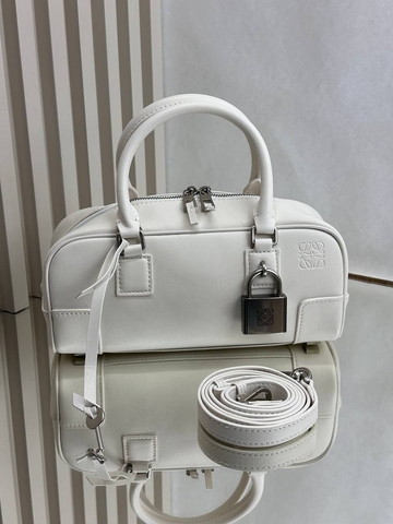 Loewe сумка женские натуральная кожа белые люкс 947475FO