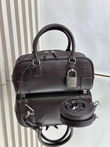 Loewe сумка женские натуральная кожа коричневые люкс 804384UA