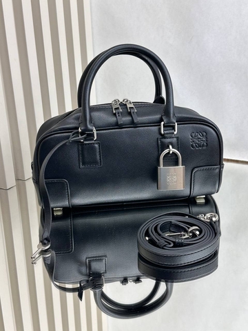 Loewe сумка женские натуральная кожа черные люкс 108347LL