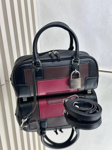 Loewe сумка женские натуральная кожа черные микс люкс 570567OW