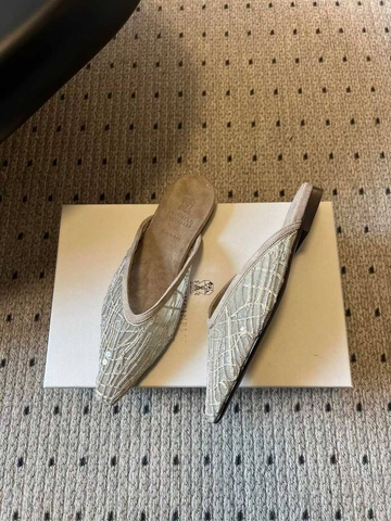 Brunello Cucinelli мюли 185479HW в GLOBESTYLE