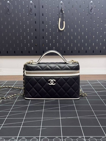 Chanel сумка женские натуральная кожа черные премиум 705393VD