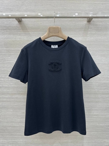 Chanel футболка женские черные премиум 533267TU