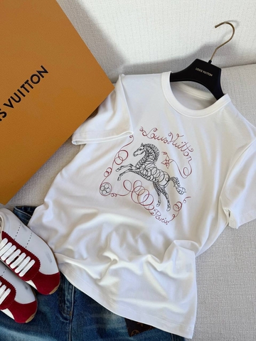 Louis Vuitton футболка женские белые премиум 556751JN