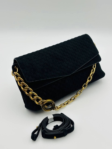 Gucci сумка женские натуральная замша черные люкс 481095UJ