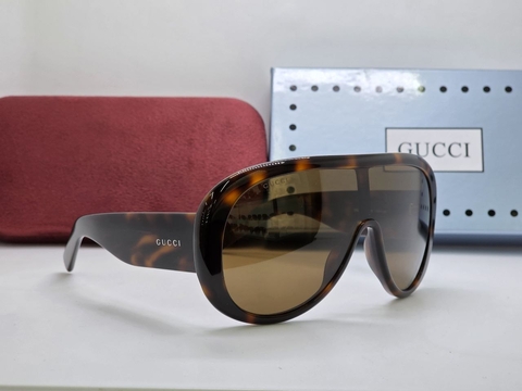 Gucci очки женские коричневые леопардовые премиум 232178OT