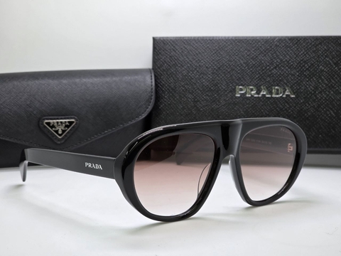 Prada очки мужские женские черные премиум 934445RZ