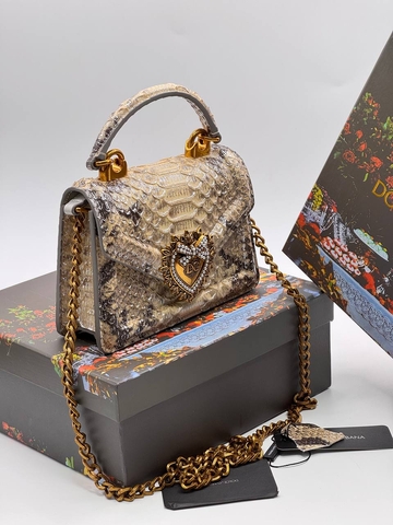 Dolce & Gabbana сумка женские натуральная кожа бежевые люкс 914907DB
