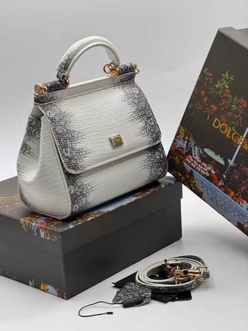 Dolce & Gabbana сумка женские натуральная кожа оранжевые люкс 276318KN