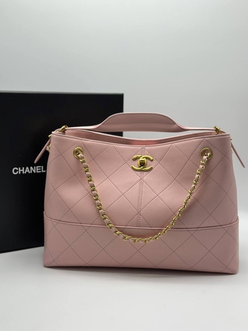 Chanel сумка женские натуральная кожа розовые люкс 130738LW