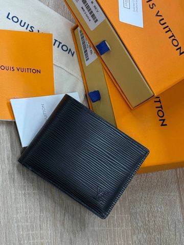 Louis Vuitton кошелек мужские натуральная кожа черные премиум 597237SM