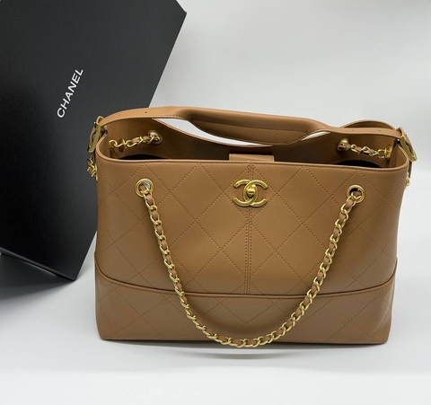 Chanel сумка женские натуральная кожа оранжевые люкс 990897JU