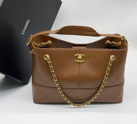 Chanel сумка женские натуральная кожа оранжевые люкс 827857SR