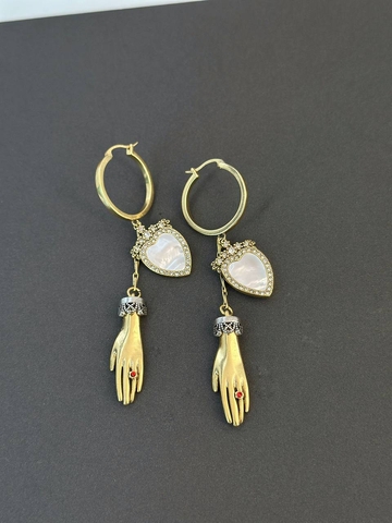 Alexander McQueen серьги 574323PF в GLOBESTYLE