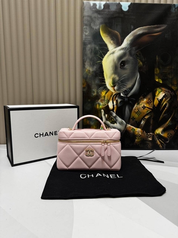 Chanel сумка женские натуральная кожа розовые люкс 909524DU