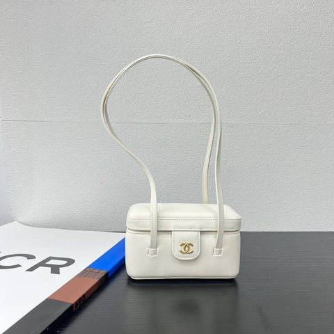 Chanel сумка женские натуральная кожа белые люкс 510221NW