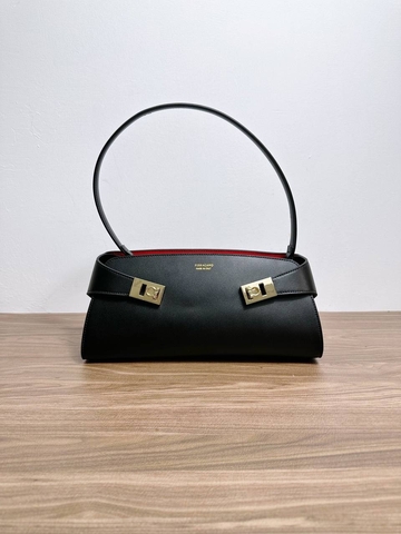 Salvatore Ferragamo сумка женские натуральная кожа черные люкс 695796RS